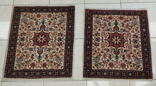 Charger l'image dans la galerie, Paire 2 tapis Sarouk fait main n°16151_16152_82×78
