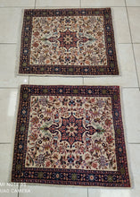 Charger l'image dans la galerie, Paire 2 tapis Sarouk fait main n°16151_16152_82×78
