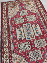 Charger l&#39;image dans la galerie, Tapis Soumak soie fait main n°15221_215×120
