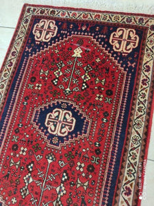 Tapis Abadeh tissé main n°19024_107×65