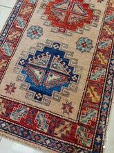 Charger l&#39;image dans la galerie, Tapis Kazak fait main n°250_123×80
