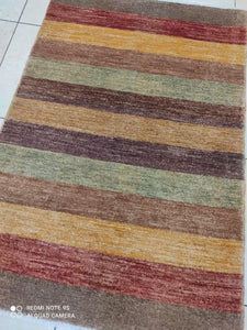 Tapis Gabbeh tissé main n°250_125×85