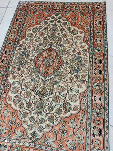 Tapis Cachemire soie noué main n°47_127×82