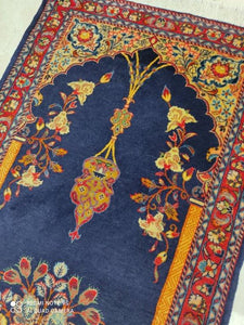 Tapis Sarouk tissé main n°18948_134×70