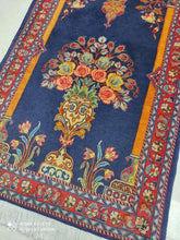 Charger l&#39;image dans la galerie, Tapis Sarouk tissé main n°18948_134×70
