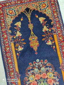 Tapis Sarouk tissé main n°18948_134×70