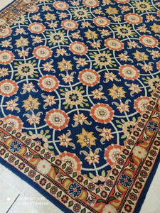 Tapis Varamine fait main n°18868_140×108