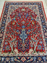 Charger l&#39;image dans la galerie, Tapis Ispahan fait main n°17853_143×100
