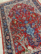 Charger l&#39;image dans la galerie, Tapis Ispahan fait main n°17853_143×100
