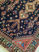 Charger l&#39;image dans la galerie, Tapis Abadeh tissé main n°17382_145×97
