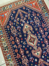 Charger l&#39;image dans la galerie, Tapis Abadeh tissé main n°17382_145×97
