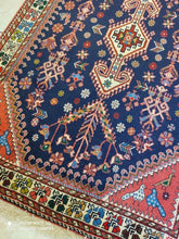 Charger l&#39;image dans la galerie, Tapis Abadeh tissé main n°17382_145×97
