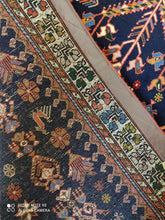 Charger l&#39;image dans la galerie, Tapis Abadeh tissé main n°17382_145×97
