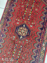 Charger l'image dans la galerie, Tapis Abadeh tissé main n°19158_146×72
