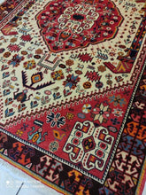 Charger l&#39;image dans la galerie, Tapis Ghachghai tissé main n°14012_147×100
