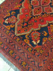 Tapis afghan noué main n°20_147×99