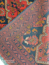 Charger l&#39;image dans la galerie, Tapis afghan noué main n°20_147×99
