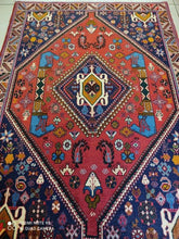 Charger l&#39;image dans la galerie, Tapis Abadeh noué main n°19371_150×104
