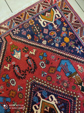 Charger l&#39;image dans la galerie, Tapis Abadeh noué main n°19371_150×104
