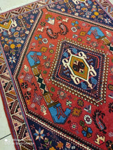 Charger l&#39;image dans la galerie, Tapis Abadeh noué main n°19371_150×104
