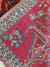 Charger l&#39;image dans la galerie, Tapis Abadeh noué main n°16900_150×110
