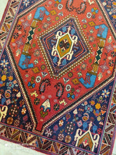 Charger l&#39;image dans la galerie, Tapis Abadeh noué main n°19371_150×104
