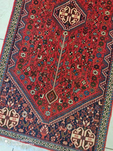 Tapis Abadeh tissé main n°18465_150×67