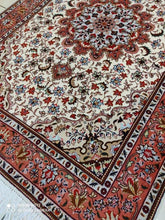 Charger l&#39;image dans la galerie, TAPIS Tabriz Panja Raj fait main n°15328_153×105

