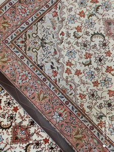 TAPIS Tabriz Panja Raj fait main n°15328_153×105