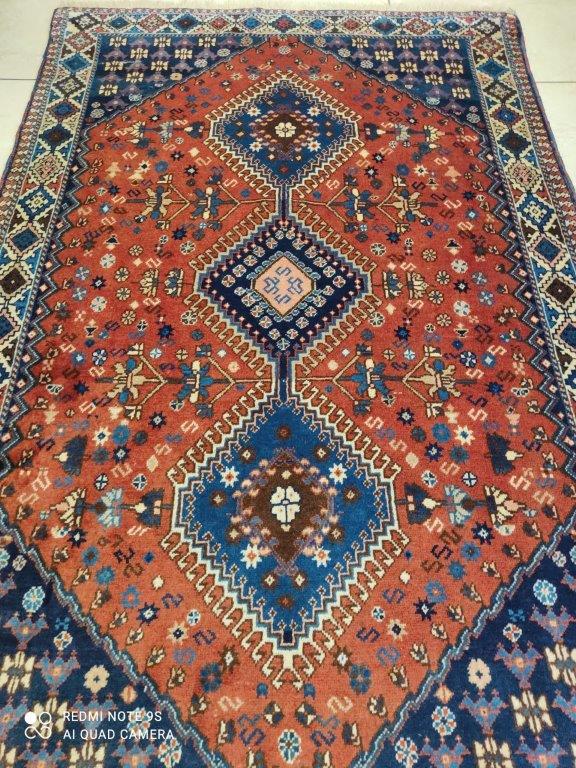 Tapis Yalameh noué main n°400_154×100