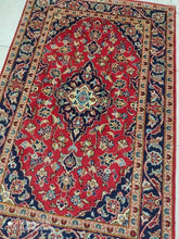 Charger l&#39;image dans la galerie, Tapis Kachan fait main n°16814_155×100
