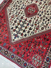 Charger l&#39;image dans la galerie, Tapis Abadeh noué main n°19378_155×105
