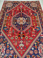 Charger l&#39;image dans la galerie, Tapis Abadeh noué main n°19368_155×108
