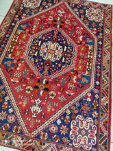 Charger l&#39;image dans la galerie, Tapis Abadeh noué main n°19368_155×108
