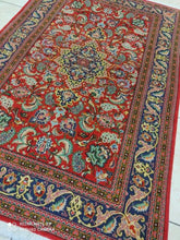 Charger l&#39;image dans la galerie, Tapis Antique Ghom noué main n°18930_157×103
