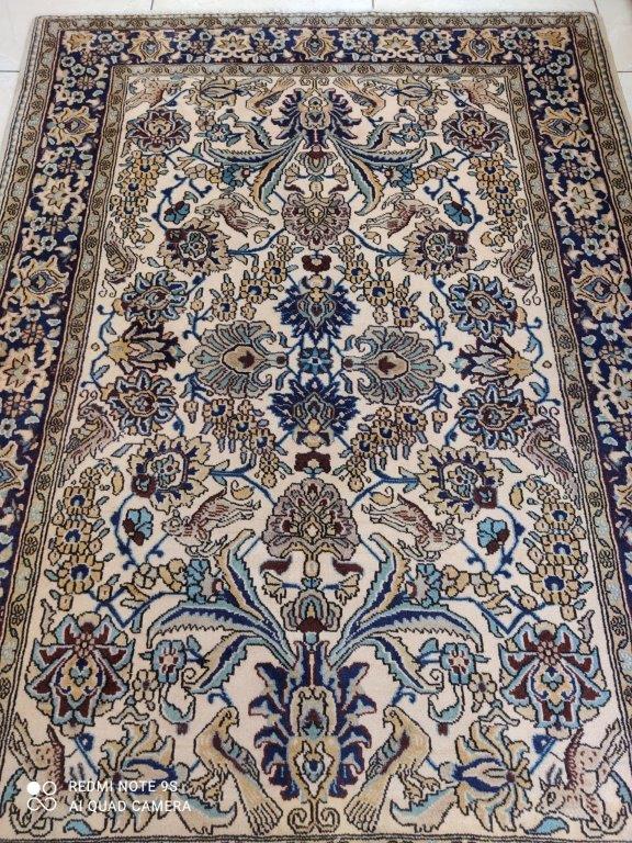 Tapis Antique Ghom noué main n°1098_157×109