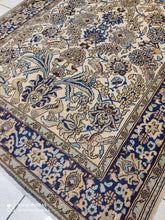 Charger l&#39;image dans la galerie, Tapis Antique Ghom noué main n°1098_157×109
