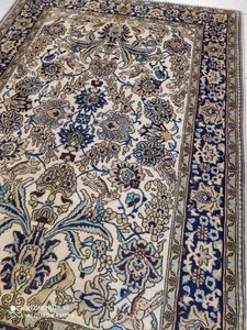 Tapis Antique Ghom noué main n°1098_157×109