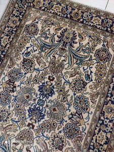 Tapis Antique Ghom noué main n°1098_157×109