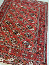 Charger l&#39;image dans la galerie, Tapis Torkaman noué main n°13429_157×112
