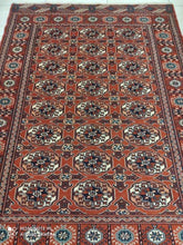 Charger l&#39;image dans la galerie, Tapis Torkaman tissé main n°8675_157×114
