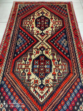 Charger l&#39;image dans la galerie, Tapis Afchar fait main n°19444_160×105
