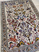 Charger l&#39;image dans la galerie, Tapis Kachan tissé main n°16114_160×110
