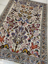 Charger l&#39;image dans la galerie, Tapis Kachan tissé main n°16114_160×110
