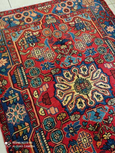 Tapis Nahavand tissé main n°17219_164×117