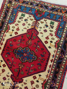 Tapis Toucerkan noué main n°14505_168×119