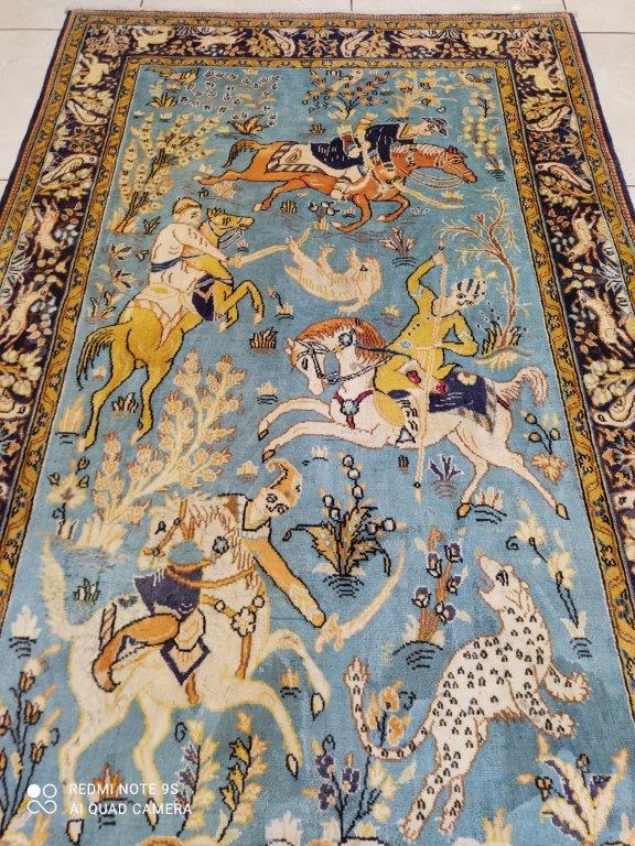 Tapis Antique Ghom noué main n°19435_170×105