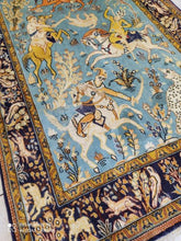 Charger l&#39;image dans la galerie, Tapis Antique Ghom noué main n°19435_170×105
