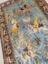 Charger l&#39;image dans la galerie, Tapis Antique Ghom noué main n°19435_170×105
