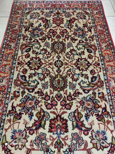 Charger l&#39;image dans la galerie, Tapis Antique Ispahan tissé main n°9052_174×105
